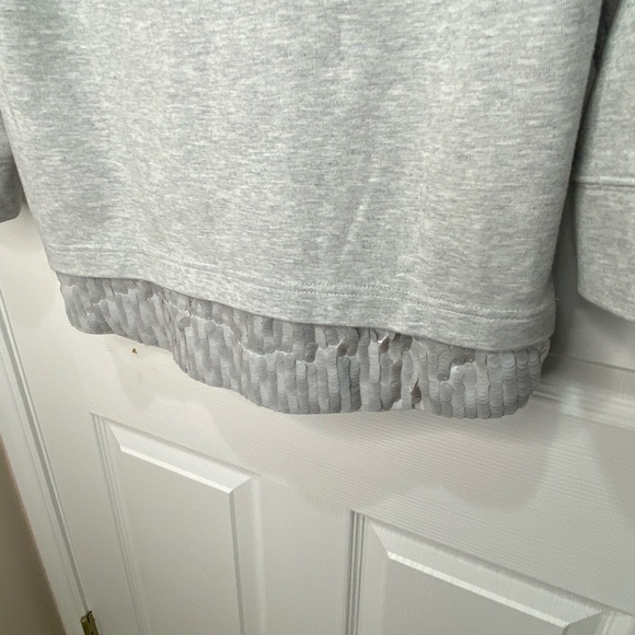 J Crew long sleeve sweatshirt with sequin embellishments, size small - Picture 8 of 16